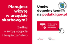 Czytaj więcej: Wizyta w urzędzie skarbowym tylko po wcześniejszej rezerwacji