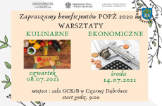 Czytaj więcej: Beneficjenci POPŻ 2020 - Bank Żywności serdecznie zaprasza na warsztaty