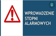 Czytaj więcej: UWAGA! Wprowadzono stopnie alarmowe 