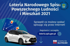 Czytaj więcej: Loteria Narodowego Spisu Powszechnego Ludności i Mieszkań