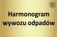 Czytaj więcej: Harmonogram wywozu odpadów 2019