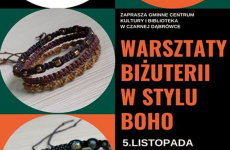 Czytaj więcej: Warsztaty biżuterii w stylu boho!