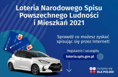 Czytaj więcej: Nagrody za spisanie się w narodowym spisie powszechnym ludności i mieszkań