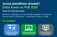 Czytaj więcej: Przedsiębiorco - Załóż konto na PUE ZUS już teraz!