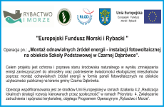 Czytaj więcej: Montaż odnawialnych źródeł energii- instalacji fotowoltaicznej na terenie Szkoły...